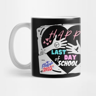 Happy Last Day of School Funny Teacher And Student Mug